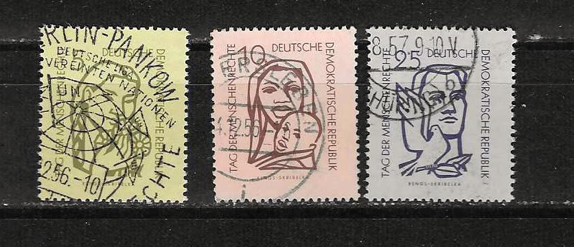 DDR 548-550, Postzegels en Munten, Postzegels | Europa | Duitsland, Ophalen of Verzenden, DDR, Gestempeld