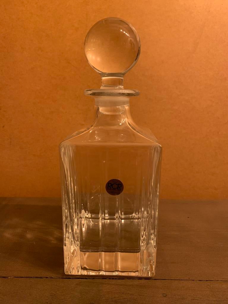 Vintage Royal Cristal Rock (RCR) kristallen Whisky Decanter., Ophalen of Verzenden