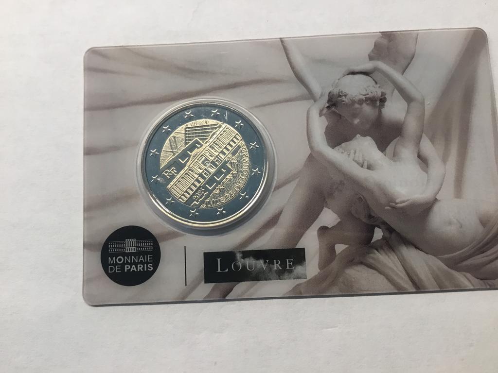 COINCARD FRANKRIJK LOUVRE 2025, Ophalen of Verzenden, Frankrijk, 2 euro