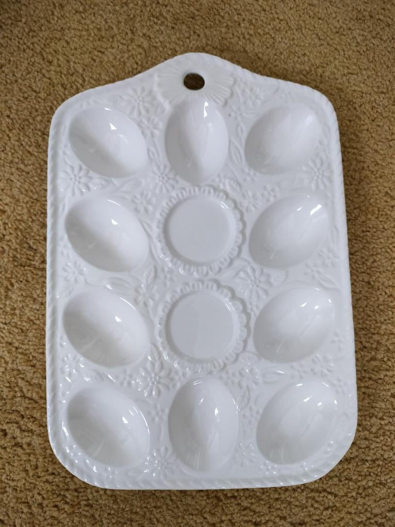 Vintage eierschaal/ eierbord., Ophalen of Verzenden, Versiering