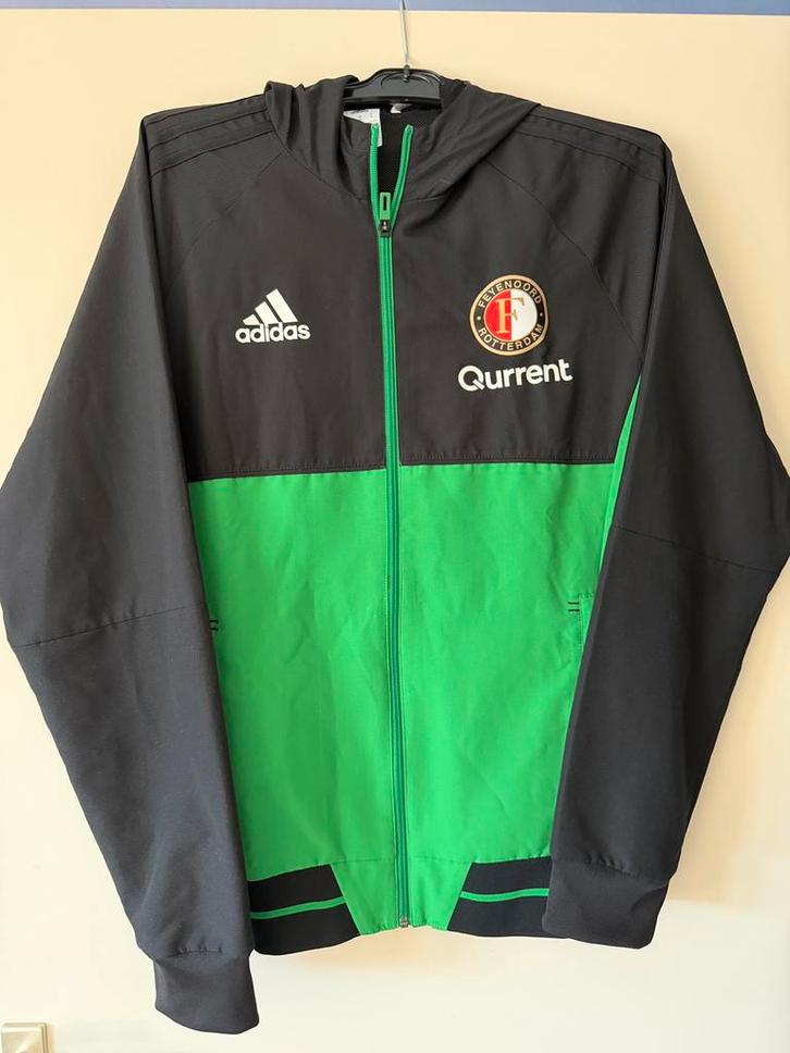 Trainingsjack Feyenoord gedragen door A selectie maat M, Kleding | Heren, Sportkleding, Zo goed als nieuw, Voetbal, Maat 48/50 (M)