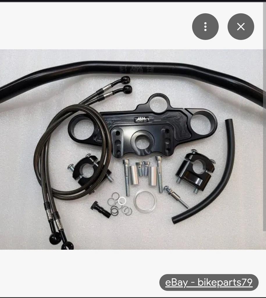 Gezocht abm superbike stuur kit Suzuki SSV650S 2006, Motoren, Ophalen