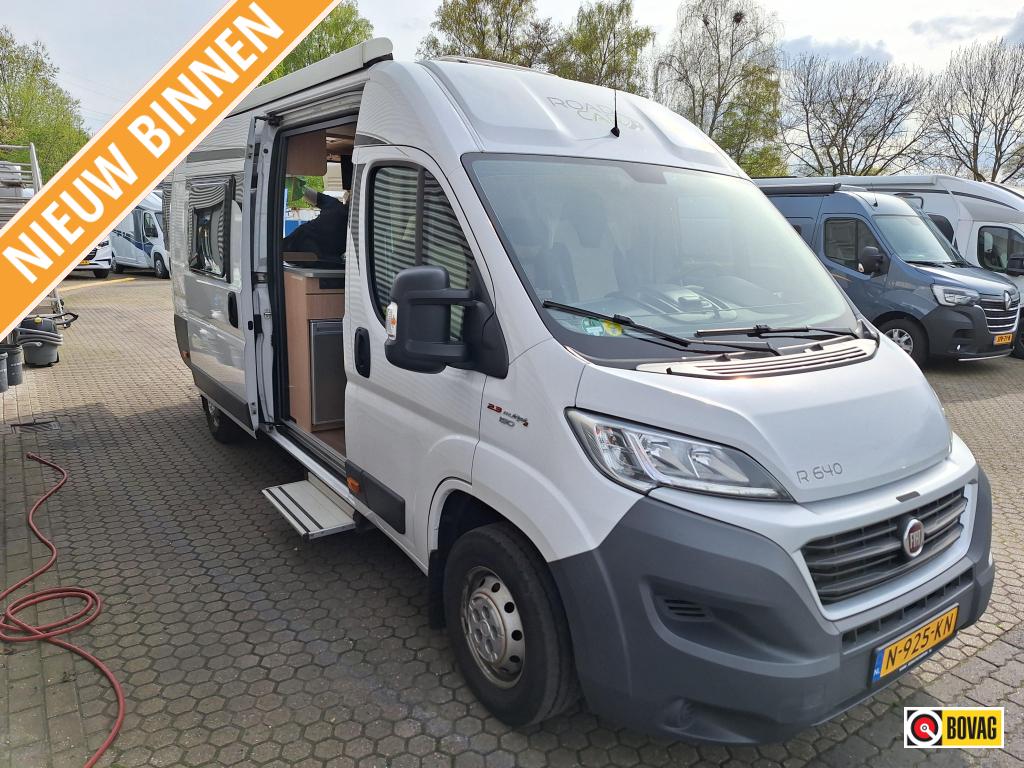 Pössl Roadcar R640 2X BED-150PK-AUTOMAAT-2X AIRCO 2, Ringverwarming, Fiat, Pössl, Koelkast