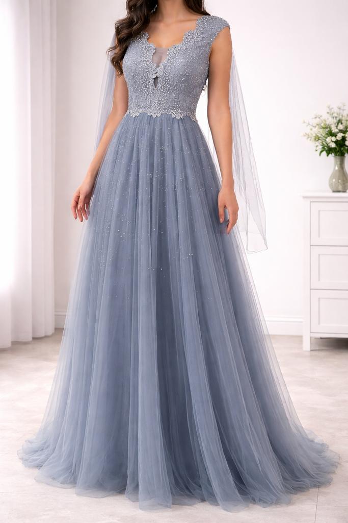 Blauwe galajurk, Galajurk, Blauw, Ophalen of Verzenden, Zo goed als nieuw