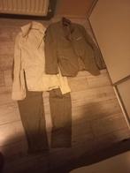 Mannen trouwpak maat 40, Kleding | Heren, Trouwkleding en Trouwaccessoires, Ophalen of Verzenden, Gedragen, Trouwpak, Onbekend