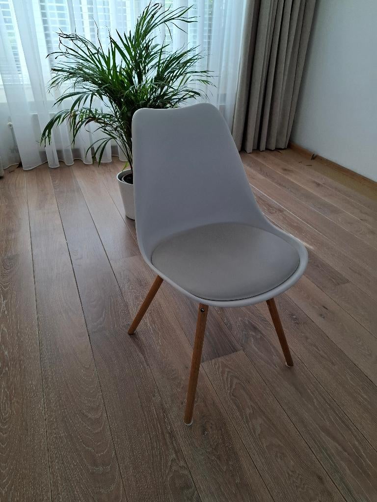 Kuipstoelen 4 stuks, Huis en Inrichting, Stoelen, Ophalen, Gebruikt, Wit, Vier