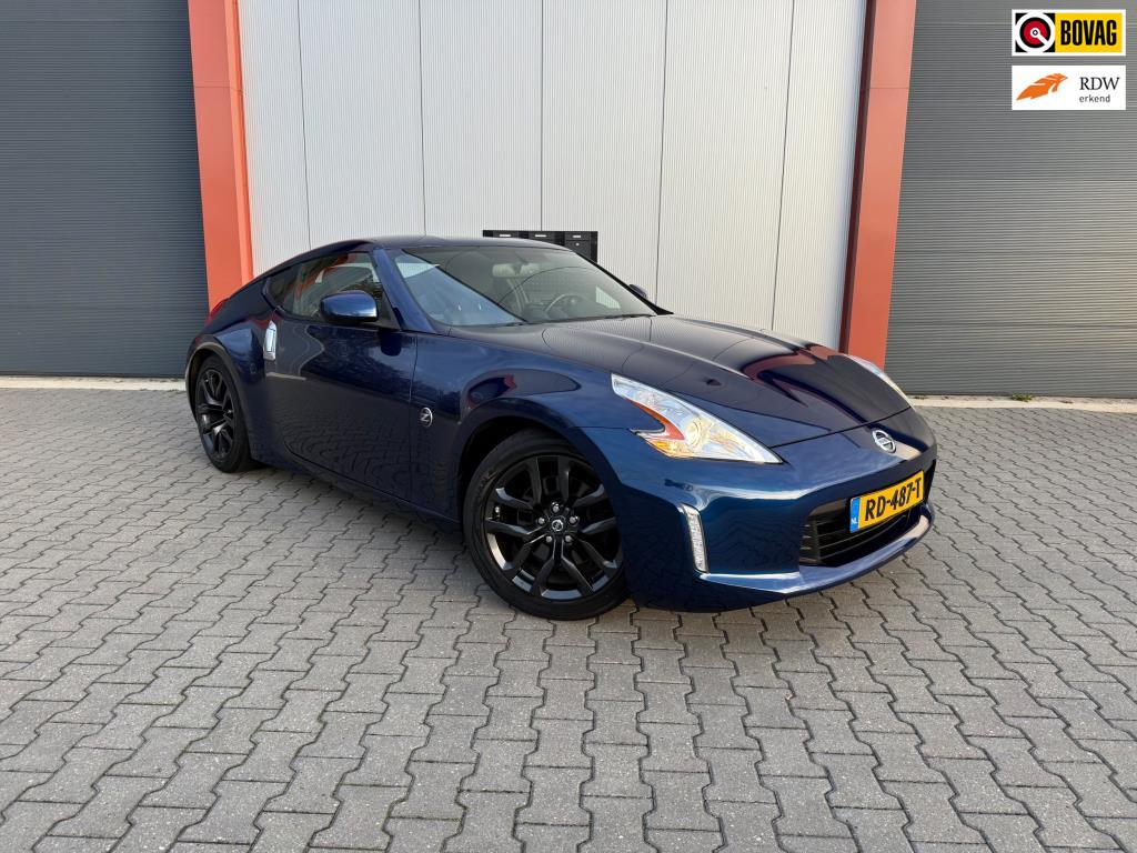 Nissan 370Z 3.7 V6 Pack, Auto's, Nissan, 3696 cc, Gebruikt, Blauw, Leder