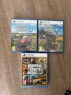 PS5 Games: Farming Simulator 22 (2x) & Grand Theft Auto V, Ophalen of Verzenden, Gebruikt