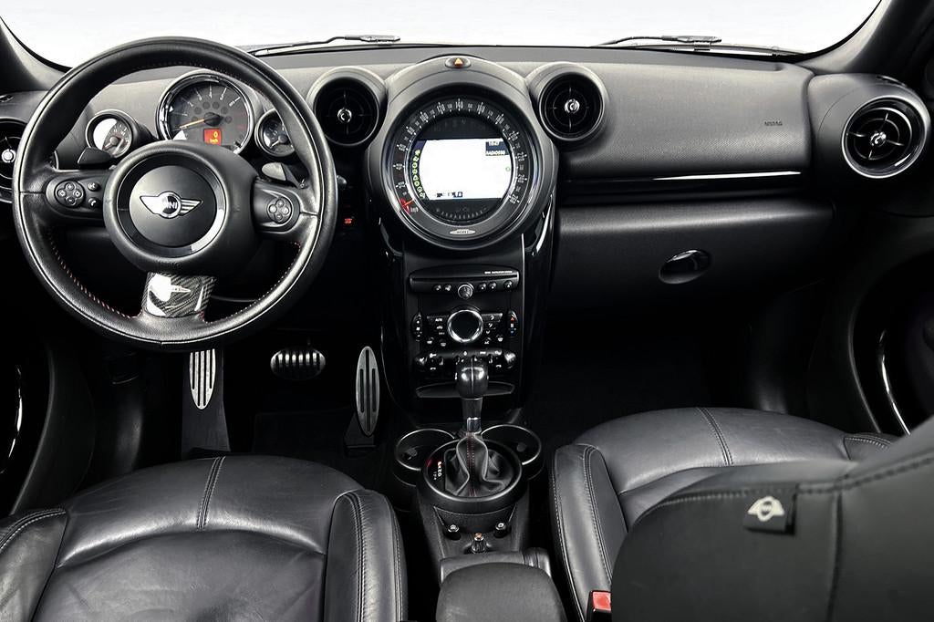 MINI Countryman 1.6 JCW 218 PK ALL4 Chili | PANO | Lederen b, Gebruikt, Euro 6, 1600 cc, Zwart