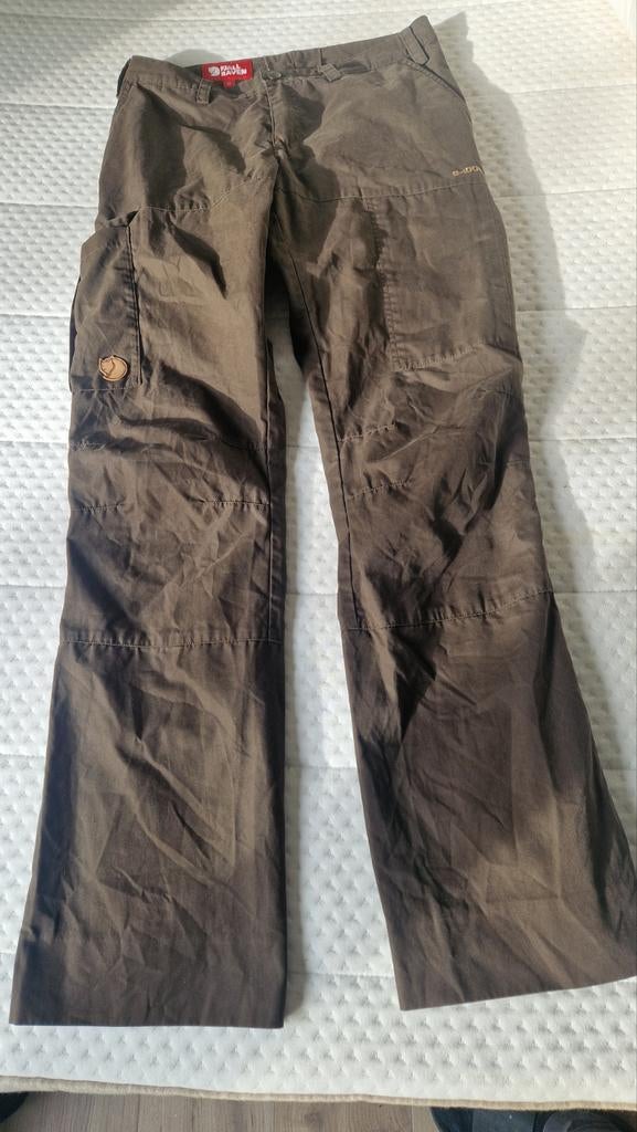 Fjällräven broek mt 34 groen / bruin G-1000, Bruin, Ophalen of Verzenden, Zo goed als nieuw, Fjällräven