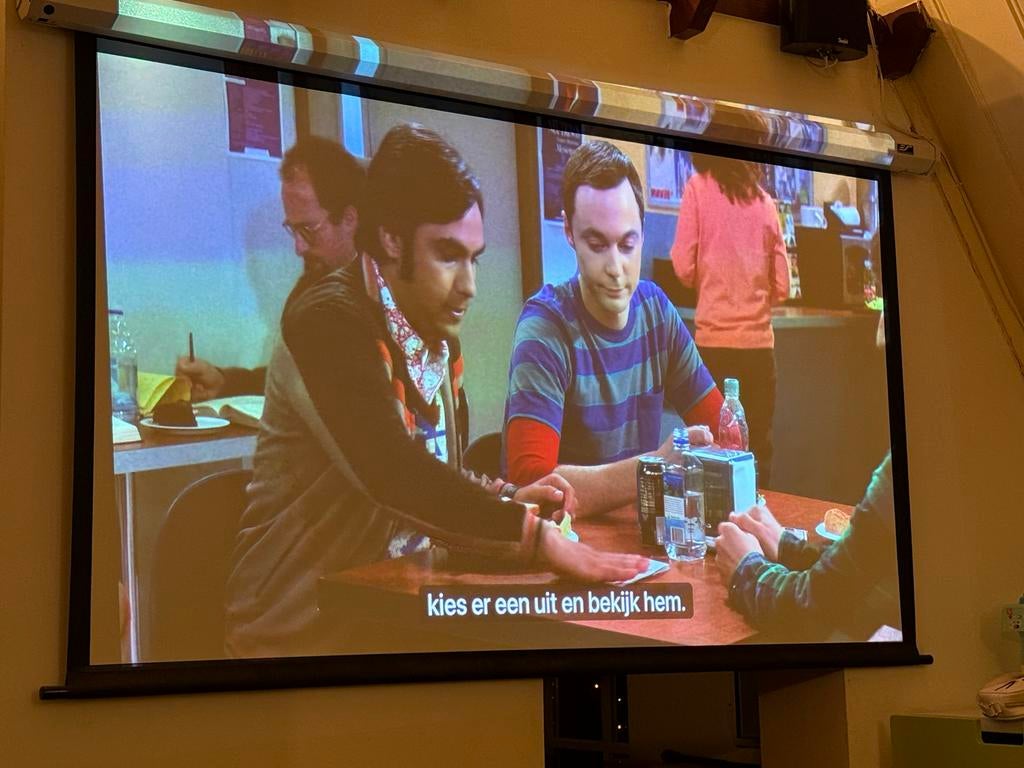 Beamer set: BenQ TK860 4K Projector & Scherm & plafondbeugel, Audio, Tv en Foto, Beamers, Ophalen, Gebruikt, Benq, DLP