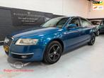 Audi A6 Limousine 2.4 Pro Line Nap/Leder/Navi/APK 01-2027!, Auto's, Audi, Voorwielaandrijving, Gebruikt, Beige, Blauw