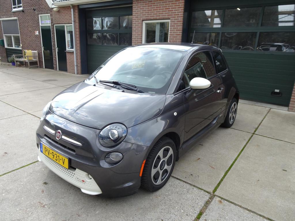 Fiat 500 E 24kwh, Auto's, Fiat, Gebruikt, 4 stoelen, Leder, 1285 kg