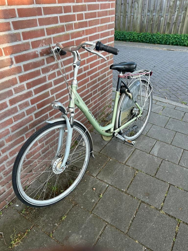 Gazelle damesfiets met lage instap, Terugtraprem, Gazelle, Gebruikt, (Extra) lage instap