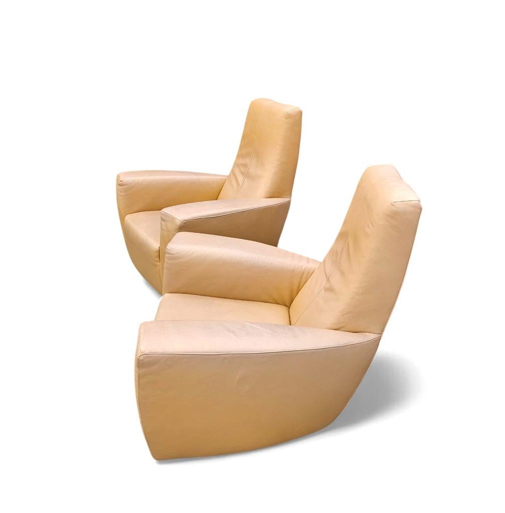 2 x Label (Gerard van den Berg) Longa fauteuil, Ophalen, Gebruikt, Overige typen