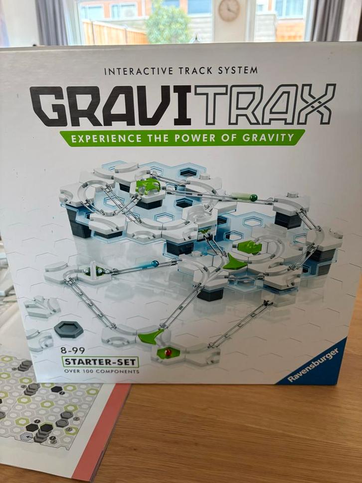 Gravitrax Starterset met Trampoline & Zipline uitbreiding, Kinderen en Baby's, Speelgoed | Overig, Zo goed als nieuw, Jongen of Meisje
