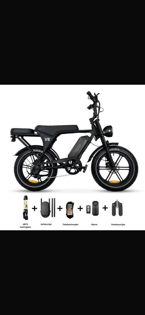 Ouxi V8 Fatbike Met Alarm, Nfc, Speaker nieuw, 59 cm of meer, Ophalen, Nieuw, Overige merken