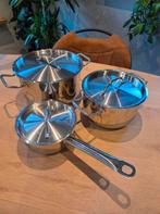 BKS RVS Pannenset - Geschikt voor Inductie, Ophalen of Verzenden, Rvs, Pannenset