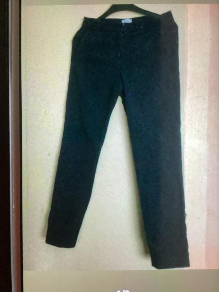 Jigsaw Broek - Donkerblauw/Groen Geruit - Maat 38 (M), Kleding | Dames, Maat 38/40 (M), Blauw, Ophalen of Verzenden, Zo goed als nieuw