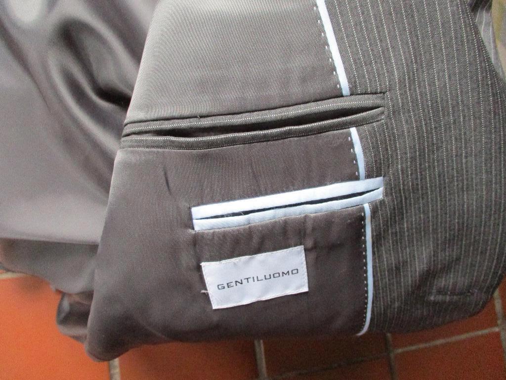 mj/GENTILUOMO/pak/kostuum/maat 54/ALS NIEUW!, Kleding | Heren, Grote Maten, Kostuum of Pak, Verzenden, Zo goed als nieuw, Grijs