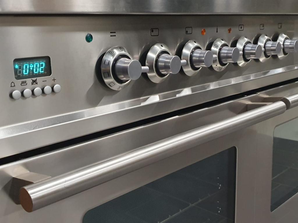 Luxe Boretti Fornuis 100cm RVS 2 ovens 5 pits Frytop, Niet ingevuld, 60 cm of meer, Niet ingevuld, Ophalen of Verzenden