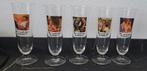 Heineken Art Collection Bierglazen - Zeldzaam Set van 5, Ophalen of Verzenden, Zo goed als nieuw, Glas of Glazen, Heineken