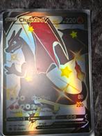 Shiny Charizard V - Pokémon Kaart, Ophalen of Verzenden, Zo goed als nieuw, Losse kaart, Foil
