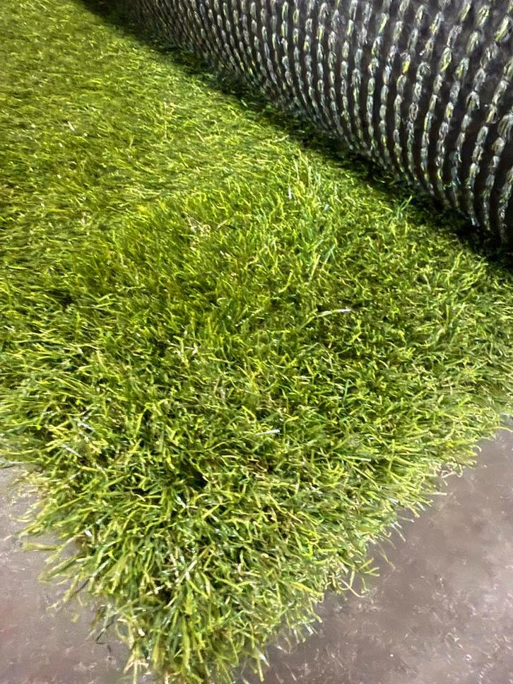 Kunstgras restant luxe, b-keus 400x460 cm 50mm hoog, Tuin en Terras, Gras en Kunstgras, Nieuw, Minder dan 10 m², Ophalen