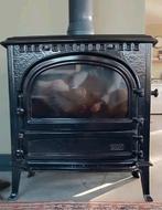Saey 92 Hout- en Kolenkachel - Gietijzer, Ophalen, Gebruikt, Vrijstaand, Hout