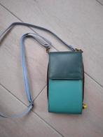 Uniek SORUKA leren telefoontasje portemonnee crossbodytas, Ophalen of Verzenden, Zo goed als nieuw, Groen
