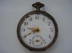 zilveren zakhorloge paard horloge, loopt niet, Sieraden, Tassen en Uiterlijk, Horloges | Antiek, Zakhorloge, Onbekend, Zilver