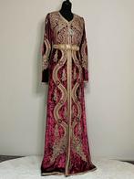 Marokkaanse kaftan tekchita met riem, Maat 38/40 (M), Nieuw, Ophalen of Verzenden, Rood
