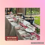 vintage chic servies te huur, High Tea, Brits theefeest, Ophalen