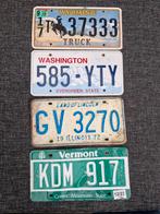 Kentekenplaat set USA 4 nummerborden nummerplaten VS, Verzamelen, Ophalen of Verzenden, Gebruikt, Auto's