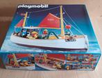 playmobil viskotter/boot suzanne 3551 in OVP compleet, Ophalen of Verzenden, Zo goed als nieuw, Complete set