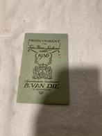 Oude folders antiek tuinbouw catalogus jaren 20 30, Boeken, Catalogussen en Folders, Ophalen of Verzenden, Gelezen