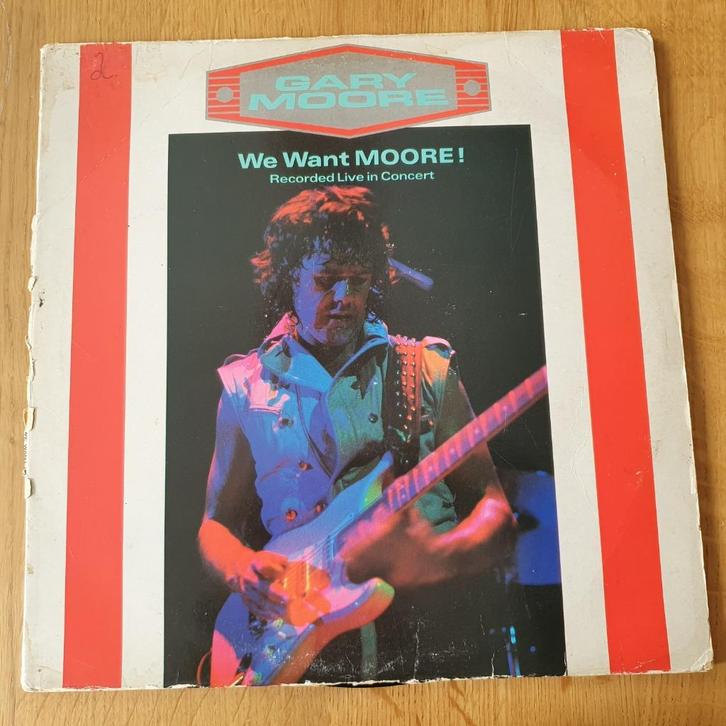 Gary Moore – We Want Moore! 2LP (UK1984) (VG+/G+), Cd's en Dvd's, Vinyl | Rock, Gebruikt, Poprock, 12 inch, Ophalen of Verzenden