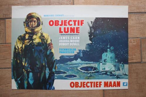 filmaffiche Countdown 1967 James Caan filmposter, Verzamelen, Posters, Zo goed als nieuw, Film en Tv, A1 t/m A3, Rechthoekig Liggend