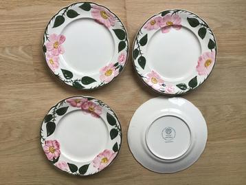 Villeroy en Boch Wild rose, 4 ontbijt borden. beschikbaar voor biedingen