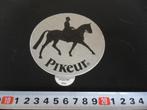 sticker PIKEUR logo paard paardrijden *, Ophalen, Zo goed als nieuw, Bedrijf of Vereniging