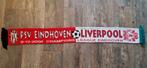 Sjaal PSV Eindhoven - Liverpool FC, Verzamelen, Sportartikelen en Voetbal, Ophalen of Verzenden, Zo goed als nieuw, PSV, Vaantje of Sjaal