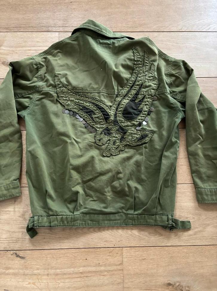 Jasje maat M - merk Alix the Label, Kleding | Dames, Jasjes, Kostuums en Pakken, Zo goed als nieuw, Jasje, Maat 38/40 (M), Groen