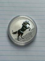 1 oz zilveren munt 2021 Australian Brumby (Perth Mint), Ophalen of Verzenden, Zilver