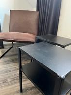 Lees-stoel incl bijzettafeltjes, Huis en Inrichting, Fauteuils, Ophalen, Overige materialen, Minder dan 50 cm, Zo goed als nieuw