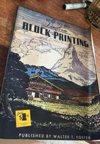 Linoleum Block Printing - Vintage Handboek, Boeken, Ophalen of Verzenden, Gelezen, Tekenen en Schilderen