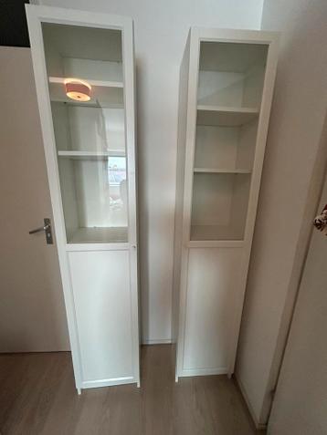 Ikea billy boekenkast 2 stuks wit incl oxberg deur - afbeelding 1