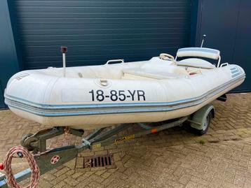 Zodiac ProJet 420! Radio, PEGA Trailer, Dekzijl, Raymarine!