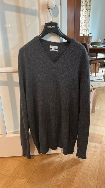 Woolrich Trui - Maat 3XL - Grijs wol beschikbaar voor biedingen