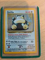 Snorlax Jungle Holo Error card, Ophalen of Verzenden, Gebruikt, Losse kaart, Foil