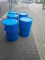 Stalen vaten 200 liter, Ophalen, Zo goed als nieuw